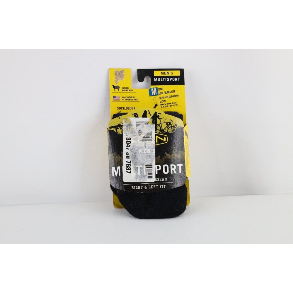 New Keen Mens Medium Zing Low Ultra Lite Cushioning Merino Wool Socks Multisport
